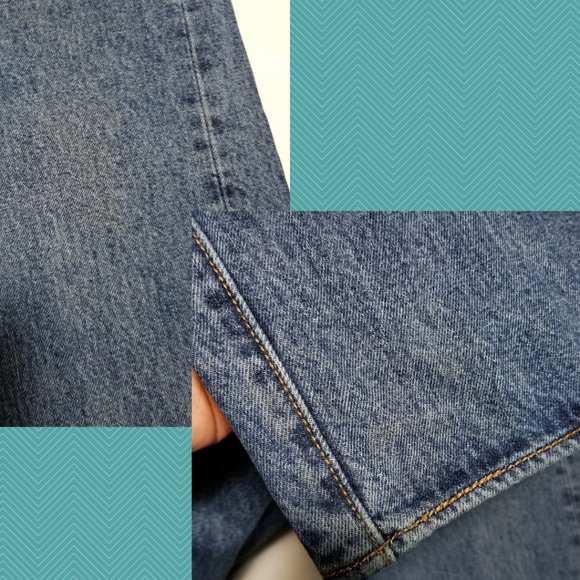 Levi's 501xx Medium Wash Straight Leg Jeans - Picture 7 of 8